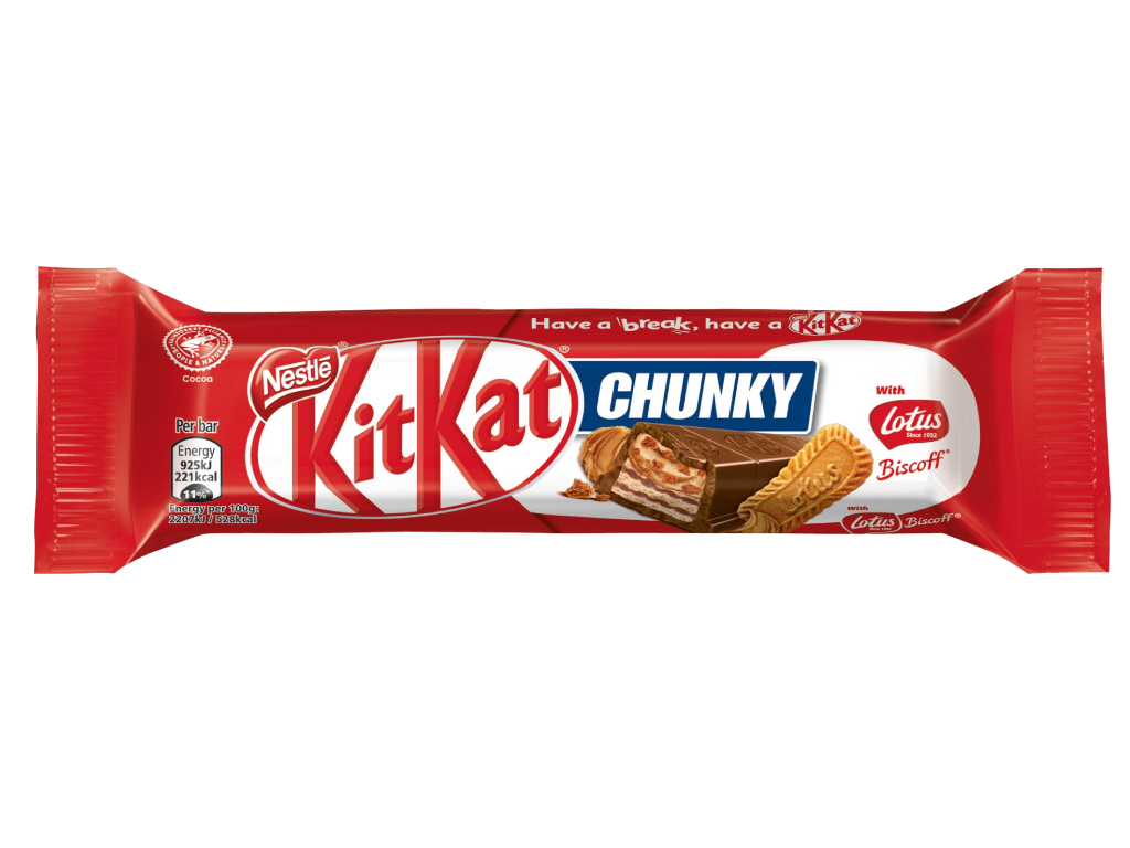 Chunky Lotus Biscoff Milk Chocolate Bar