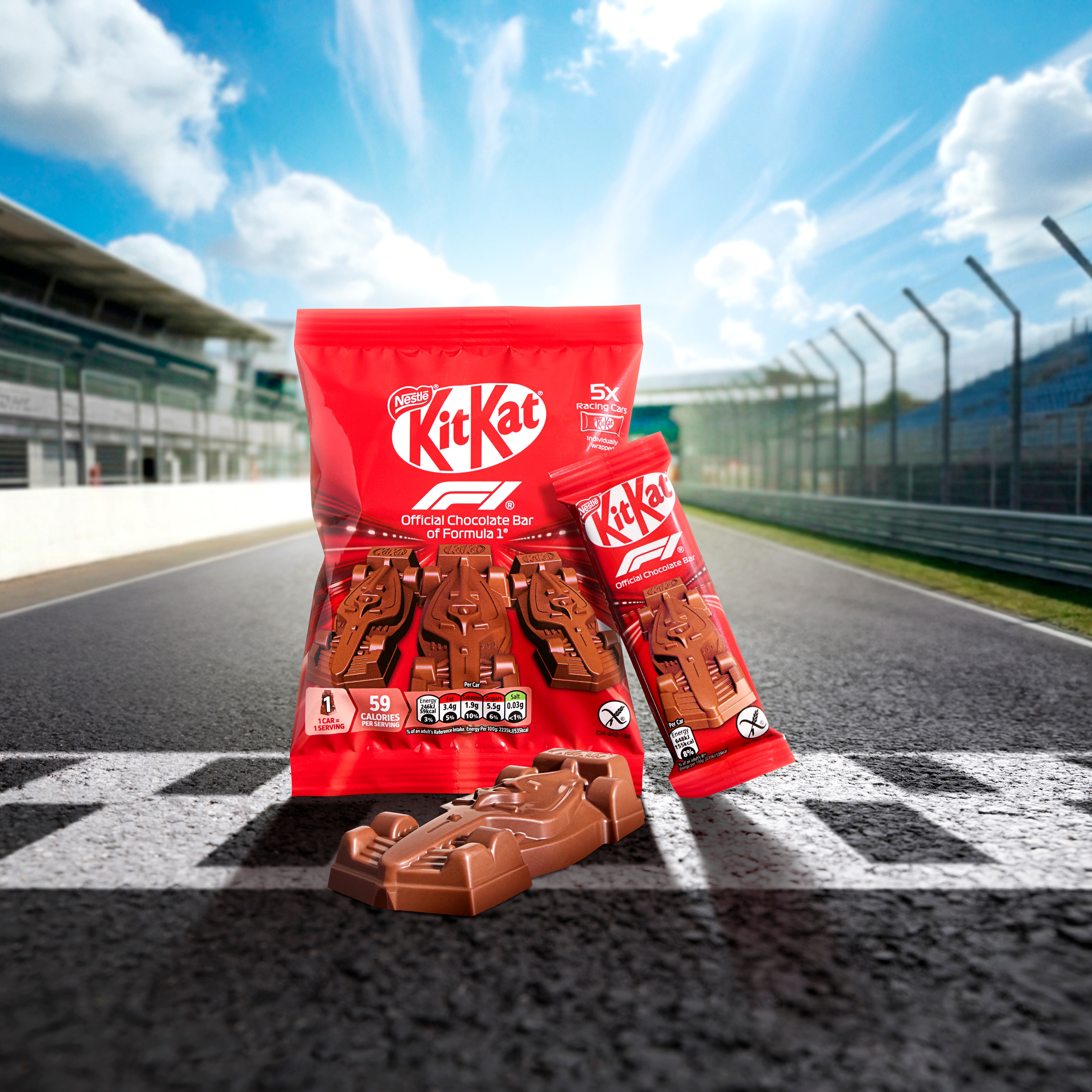 F1 Race KitKat Car