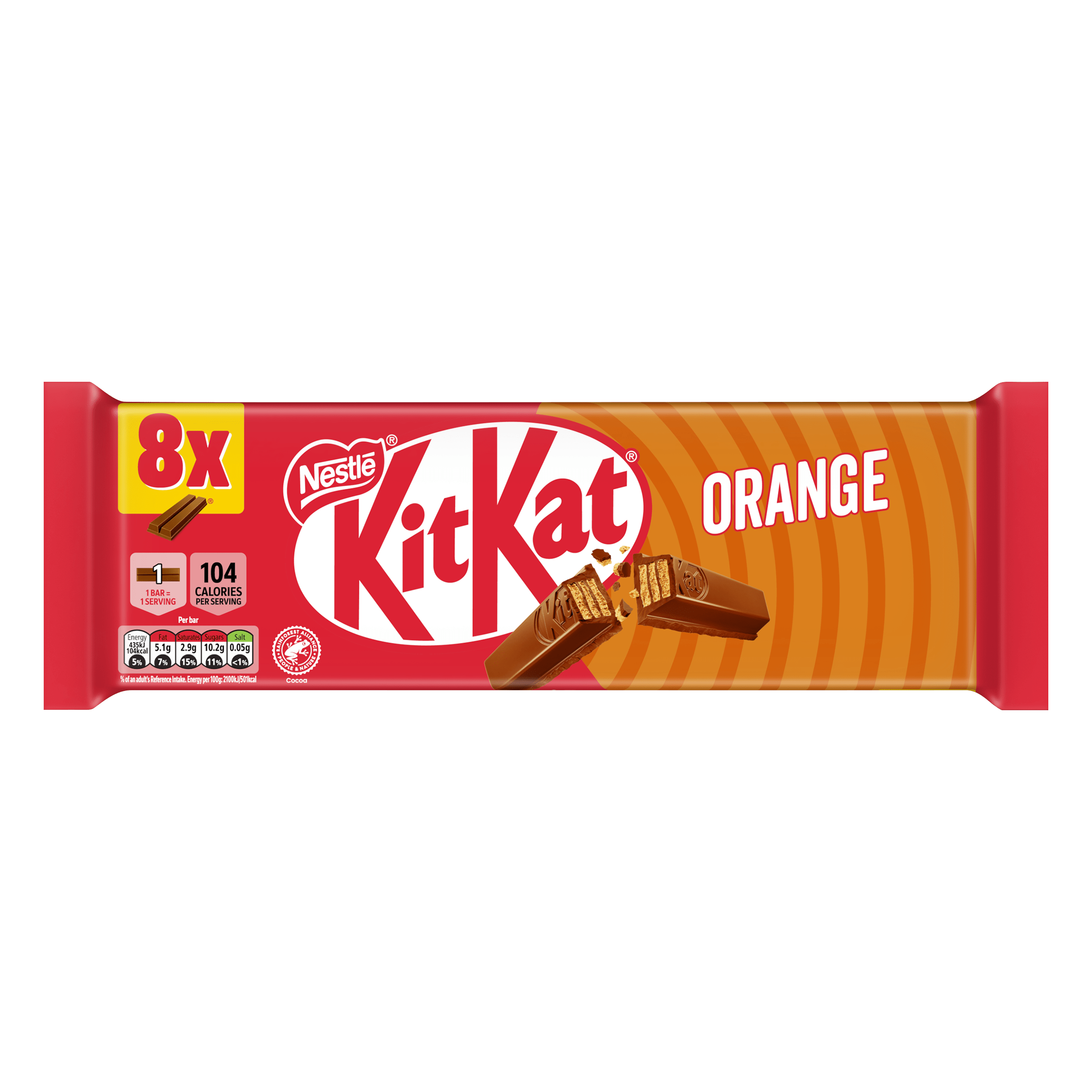 kitkat 2 finger orange