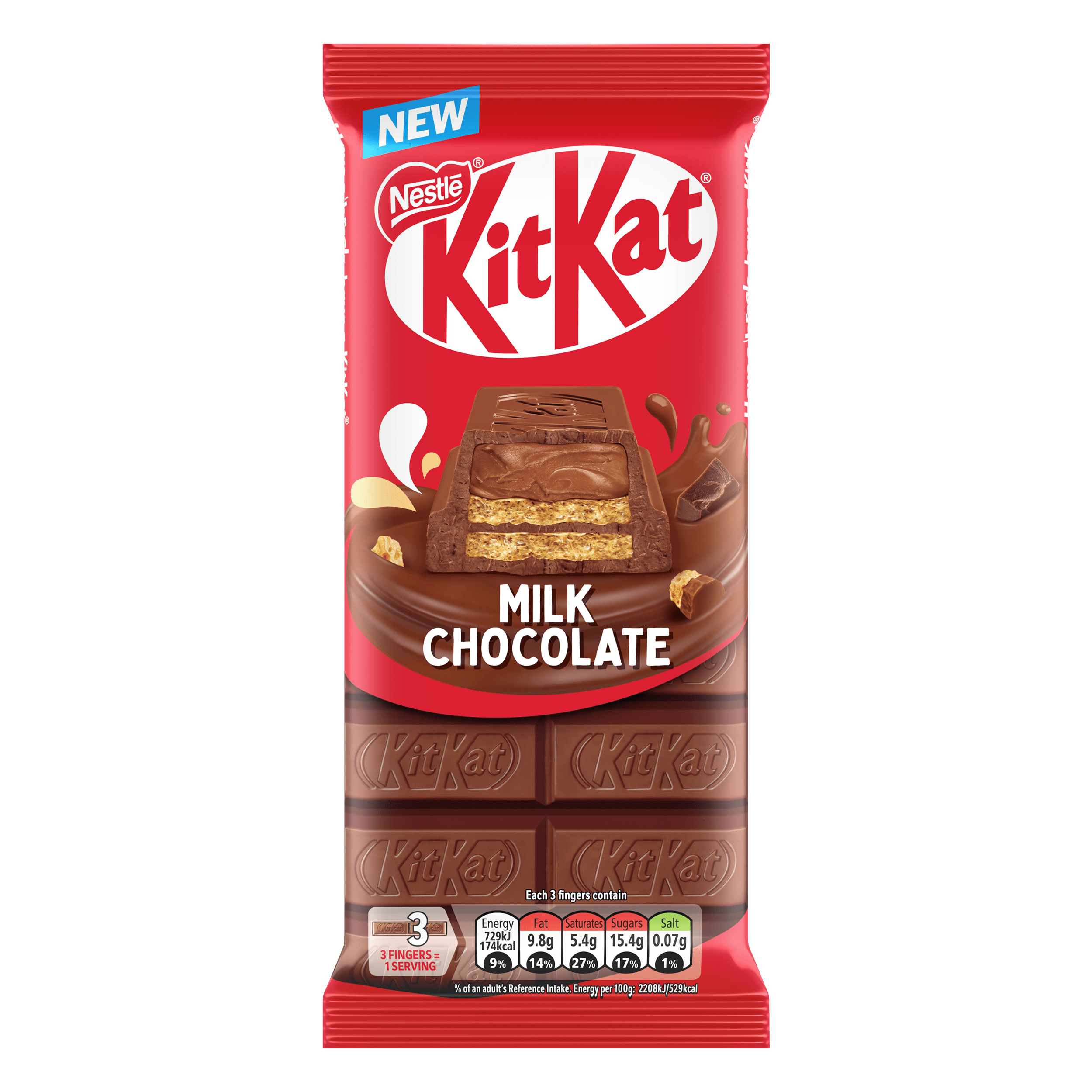 kitkat milk chocolate sharing bar