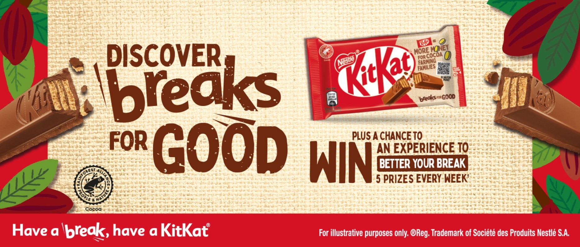 Win Breaks For Good Banner - Desktop Version