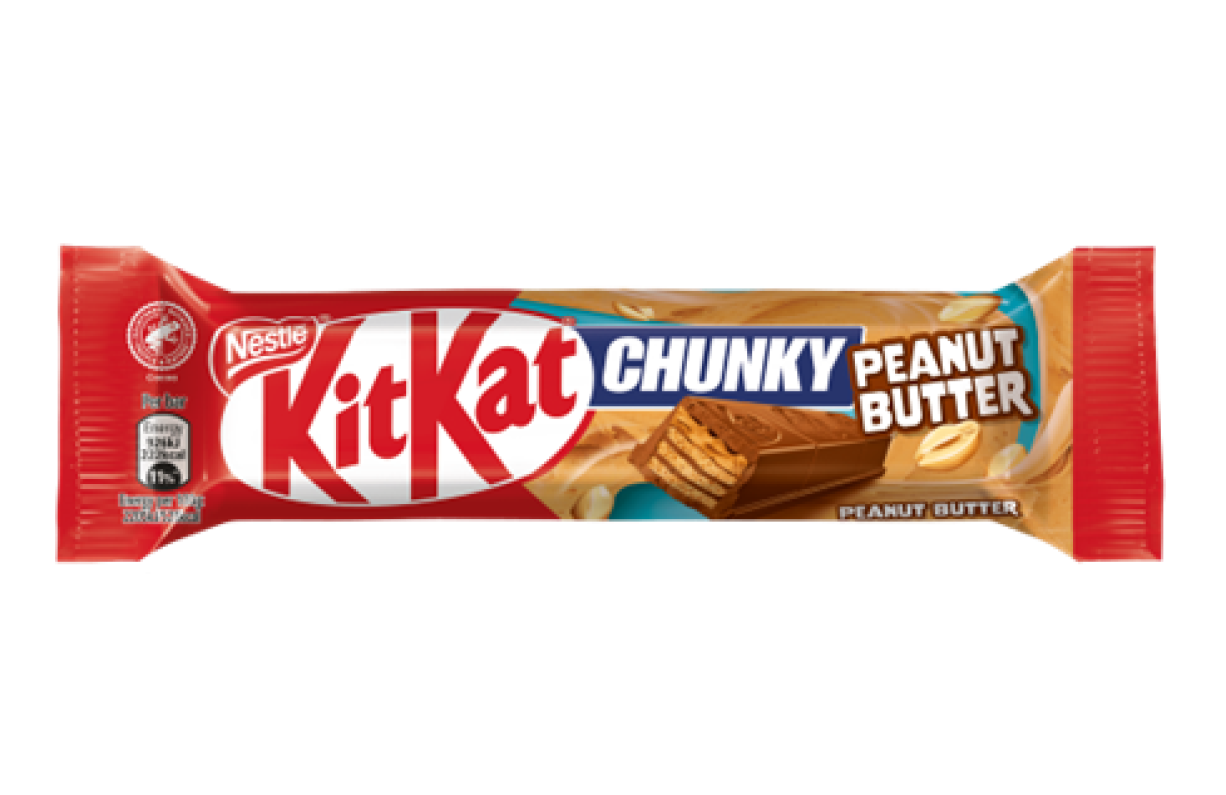 KitKat Chunky Peanut Butter Chocolate Bars - 24 Piece Box (1008g)