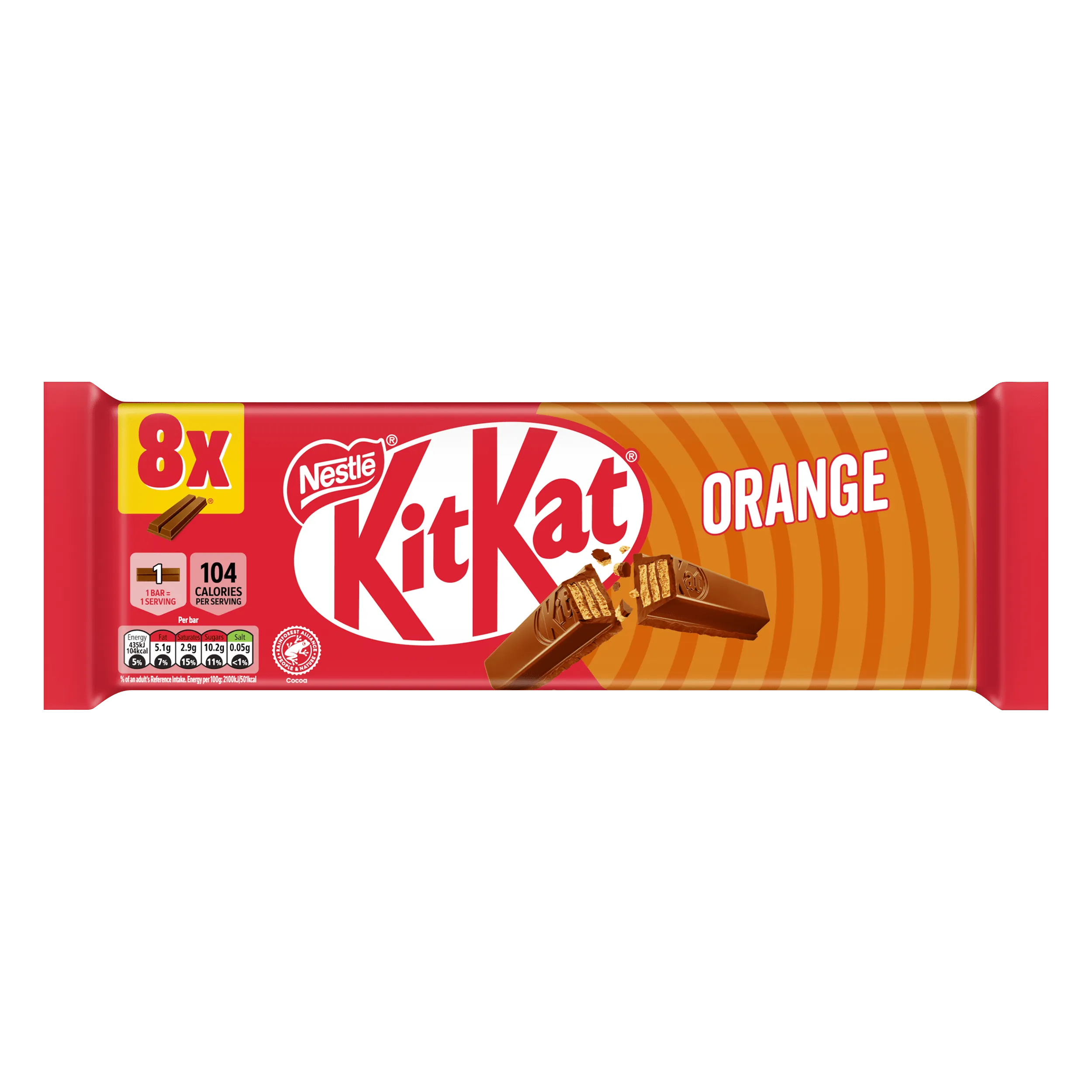 kitkat 2 finger orange